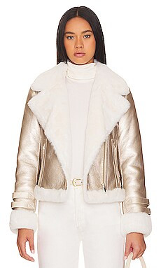 Dion Faux Fur Moto Jacket
                    
                    Generation Love | Revolve Clothing (Global)