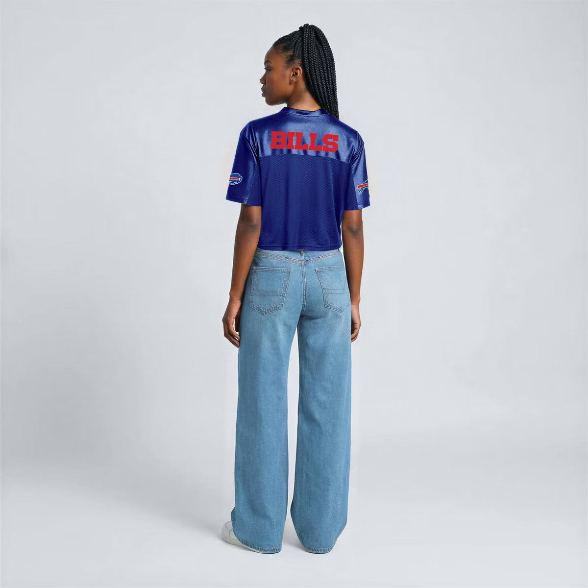 NFL Buffalo Bills Women's Cropped Fashion Jersey - M | Target