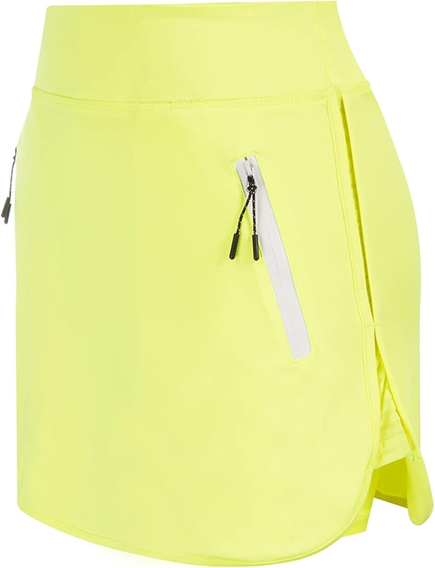 JACK SMITH Women's Athletic Skorts Lightweight Active Skirts with Zip Pockets Running Golf Shorts | Amazon (US)