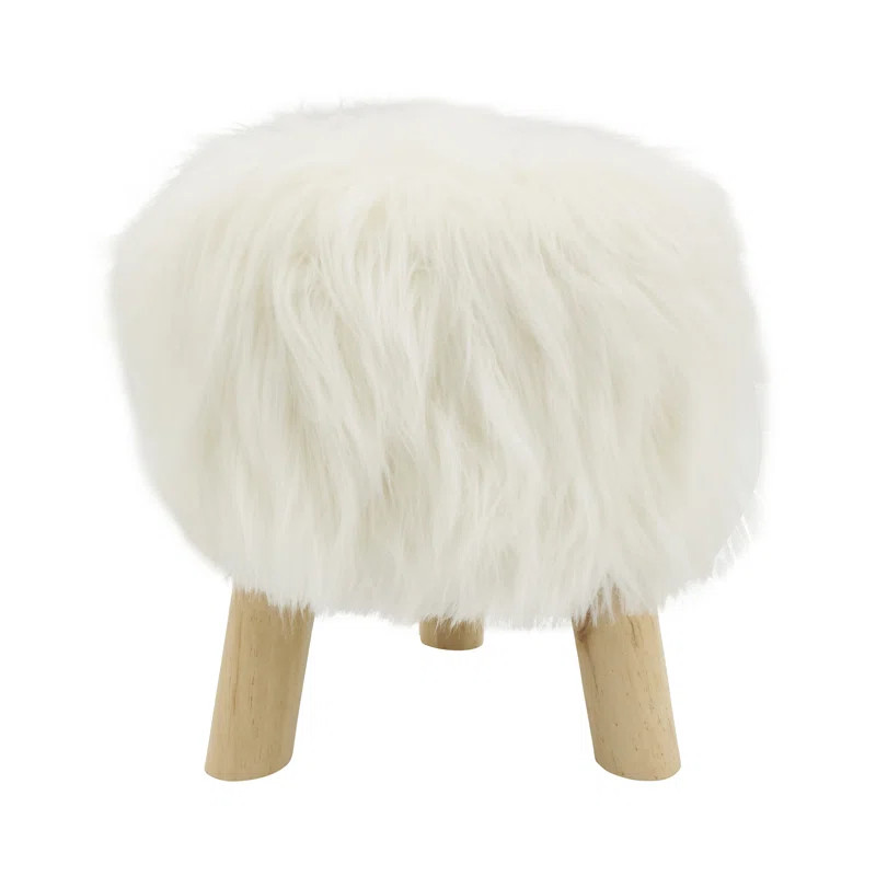 Solid + Manufactured Wood Accent Stool | Wayfair North America