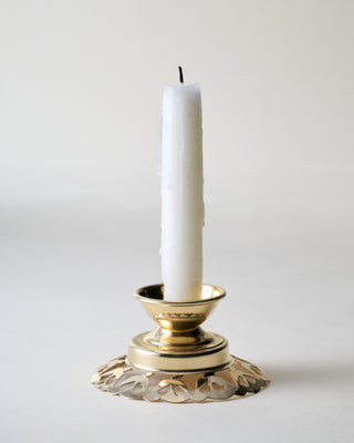 Solid Brass Dove Taper Holder | Magnolia