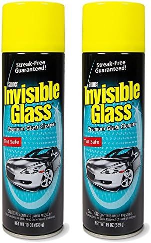 Invisible Glass 91164-2PK Premium Glass Cleaner 19-Ounce Can - Case of 2, 38. Fluid, 2 Pack | Amazon (US)