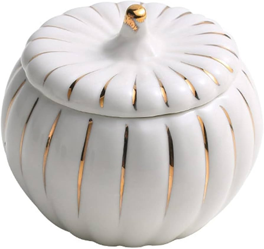 OSALADI Ceramic Pumpkin Bowl Steam Soup Bowl Ceramic Stew Bowl Decorative Soup Bowl With Lid Porc... | Amazon (US)