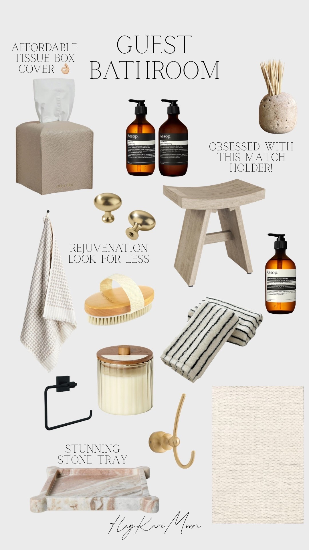 Linked everything from our guest bathroom! A majority of it is from Amazon 👌🏼