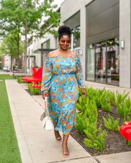 Walking into the week like.. 😎 this dress is from Walmart, and it seriously is the perfect spring dress! I love the print, and the on or off the shoulder fit, definitely a new fave! Wearing a large-tts. And it’s on sale! @walmartfashion

Spring dress, midi dress, summer dress, Walmart fashion, spring outfit, outfit idea

#LTKsalealert #LTKFestival #LTKstyletip