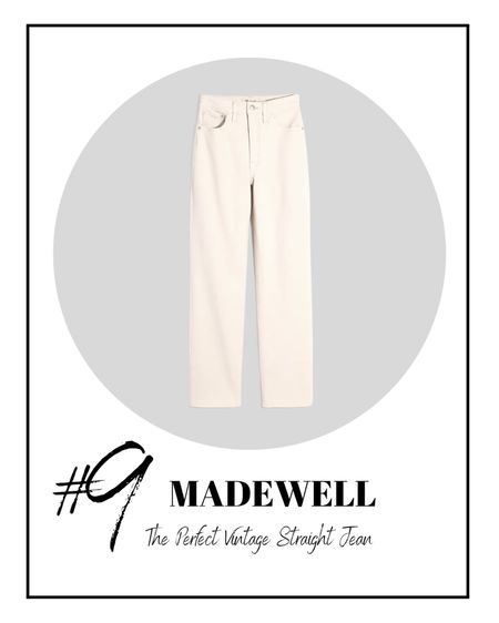Bestseller #9: madewell perfect vintage jeans - I recommend sizing down! 



#LTKworkwear #LTKunder100 #LTKSeasonal