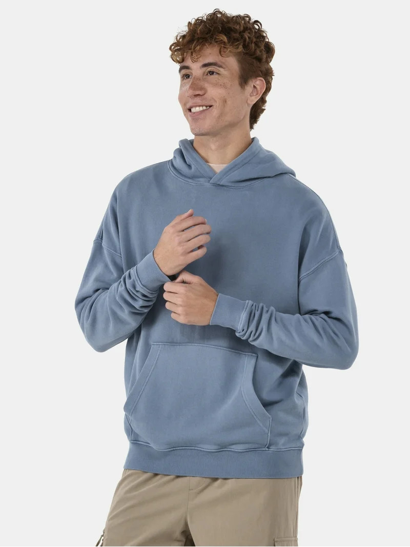 No Boundaries All Gender Oversized Fleece Hoodie Sweatshirt, 1 or 2-Pack, Men's - Walmart.com | Walmart (US)
