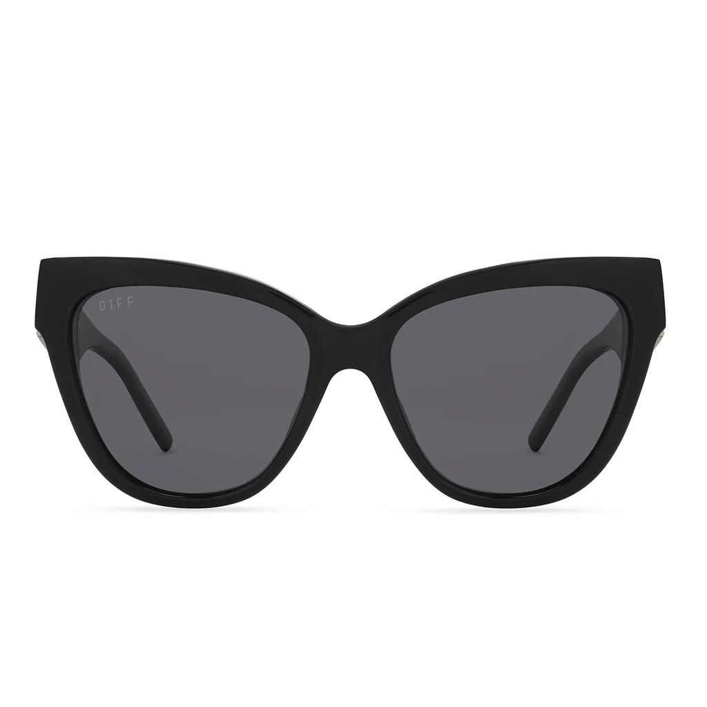 MELINA - BLACK + GREY SUNGLASSES | DIFF Eyewear