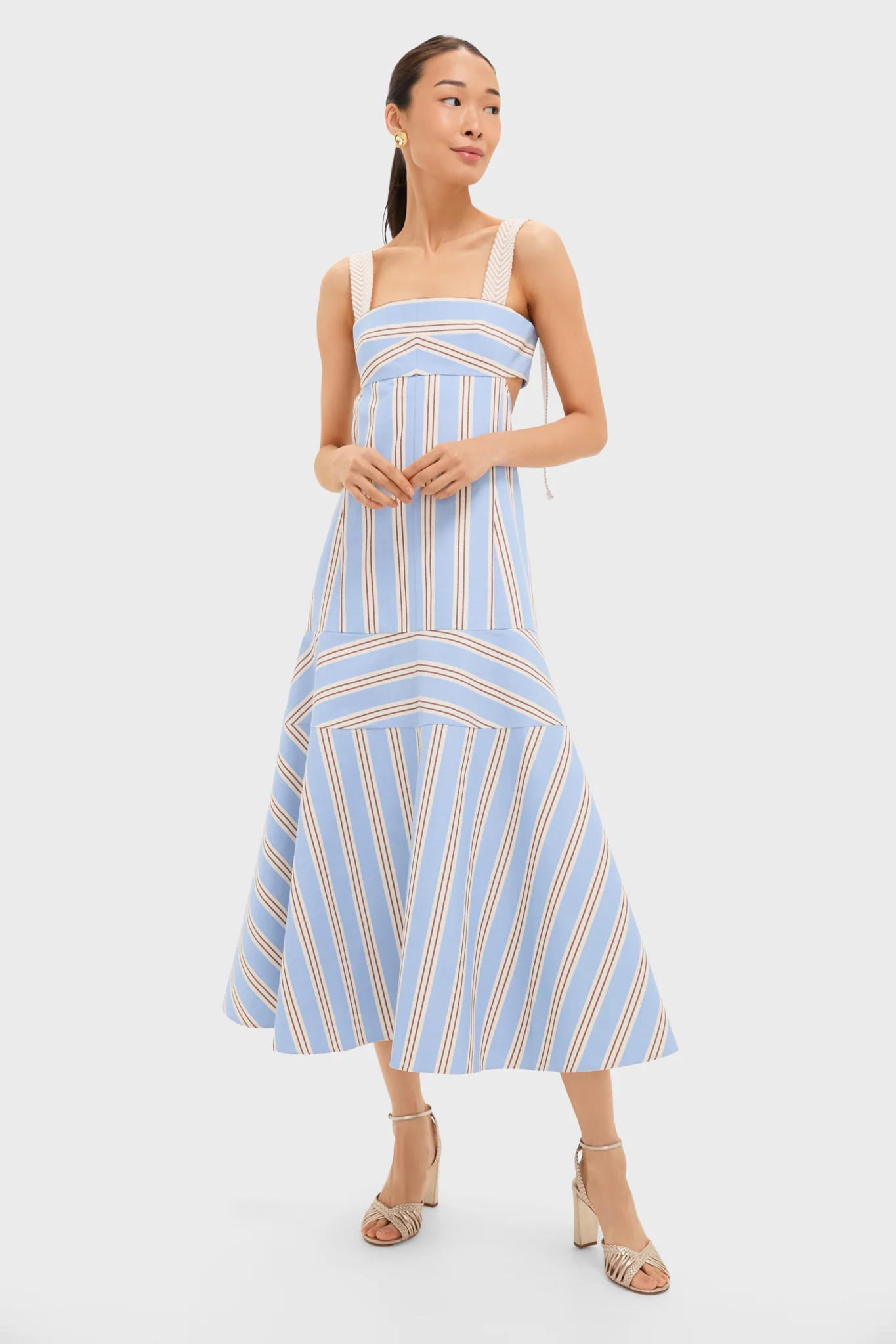 Havana Stripe Talette Dress | Tuckernuck (US)