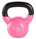 Amazon Basics Vinyl Coated Cast Iron Kettlebell Weight | Amazon (US)