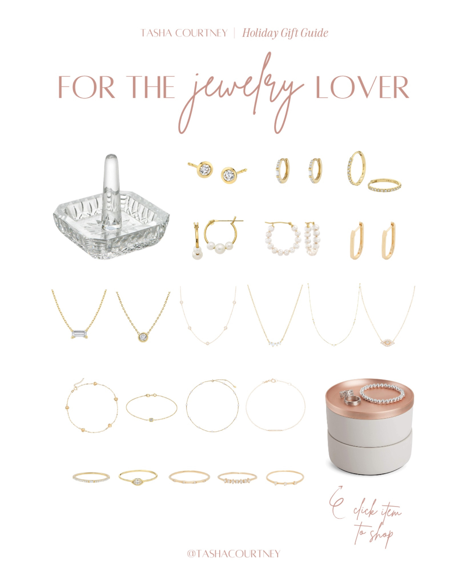 Holiday Gift Guide 2022 - For the Jewelry Lover! Romantic Gifts for Her 🤍

#LTKHoliday #LTKCyberweek #LTKGiftGuide
