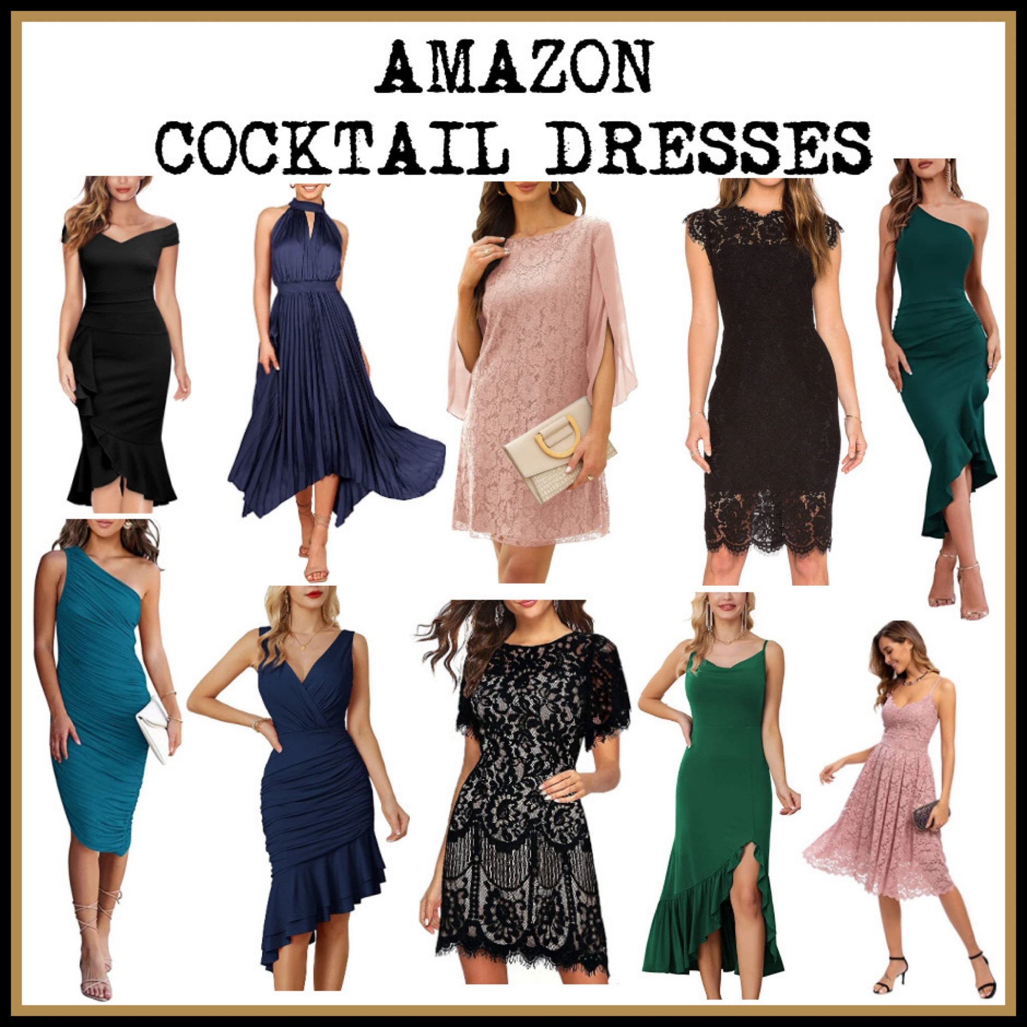 Cocktail dress. Wedding guest dress 

#LTKwedding #LTKunder100 #LTKunder50