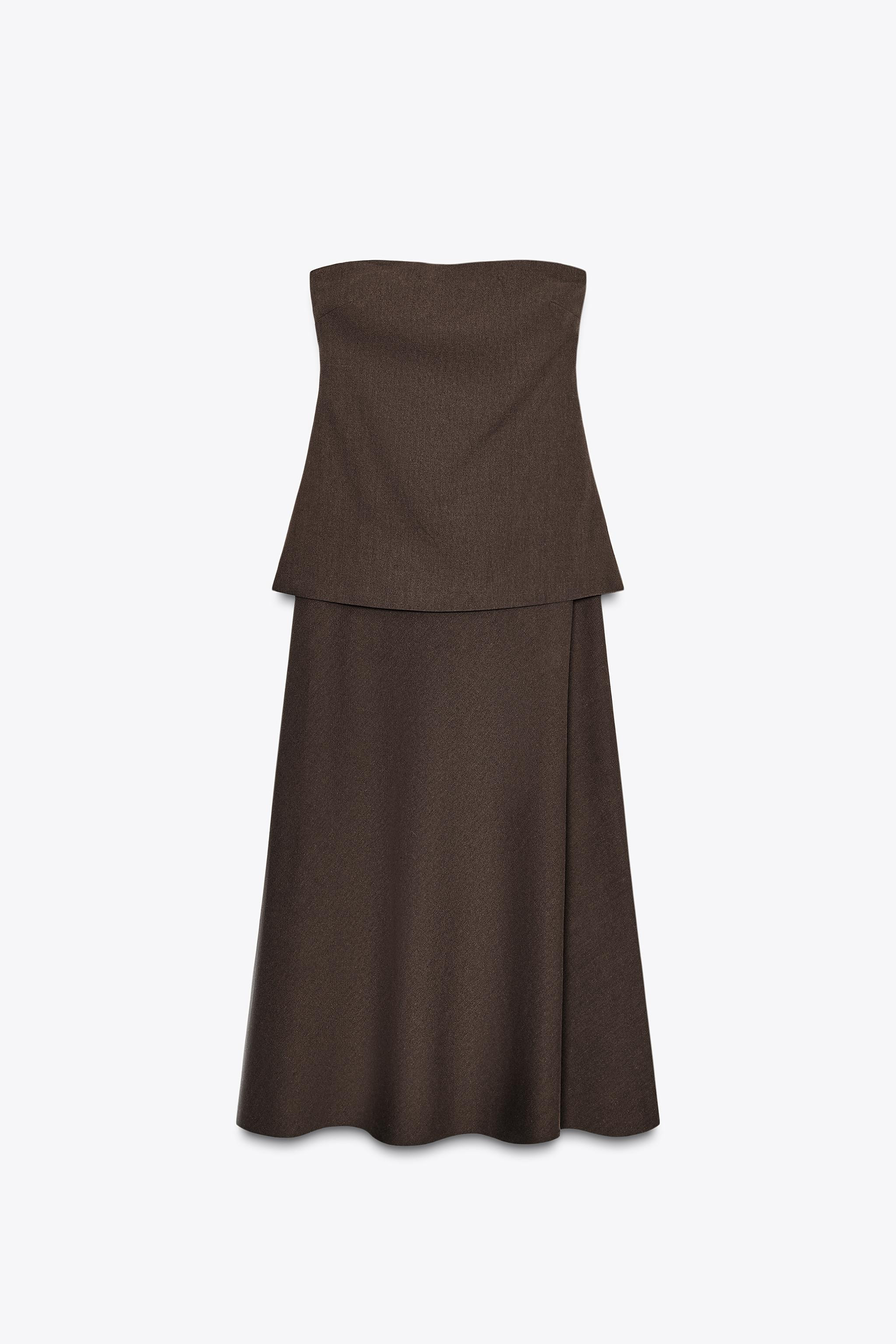 ZW COLLECTION STRAPLESS DRESS | Zara US