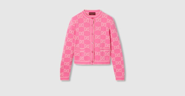 GG cotton jacquard cardigan | Gucci EU