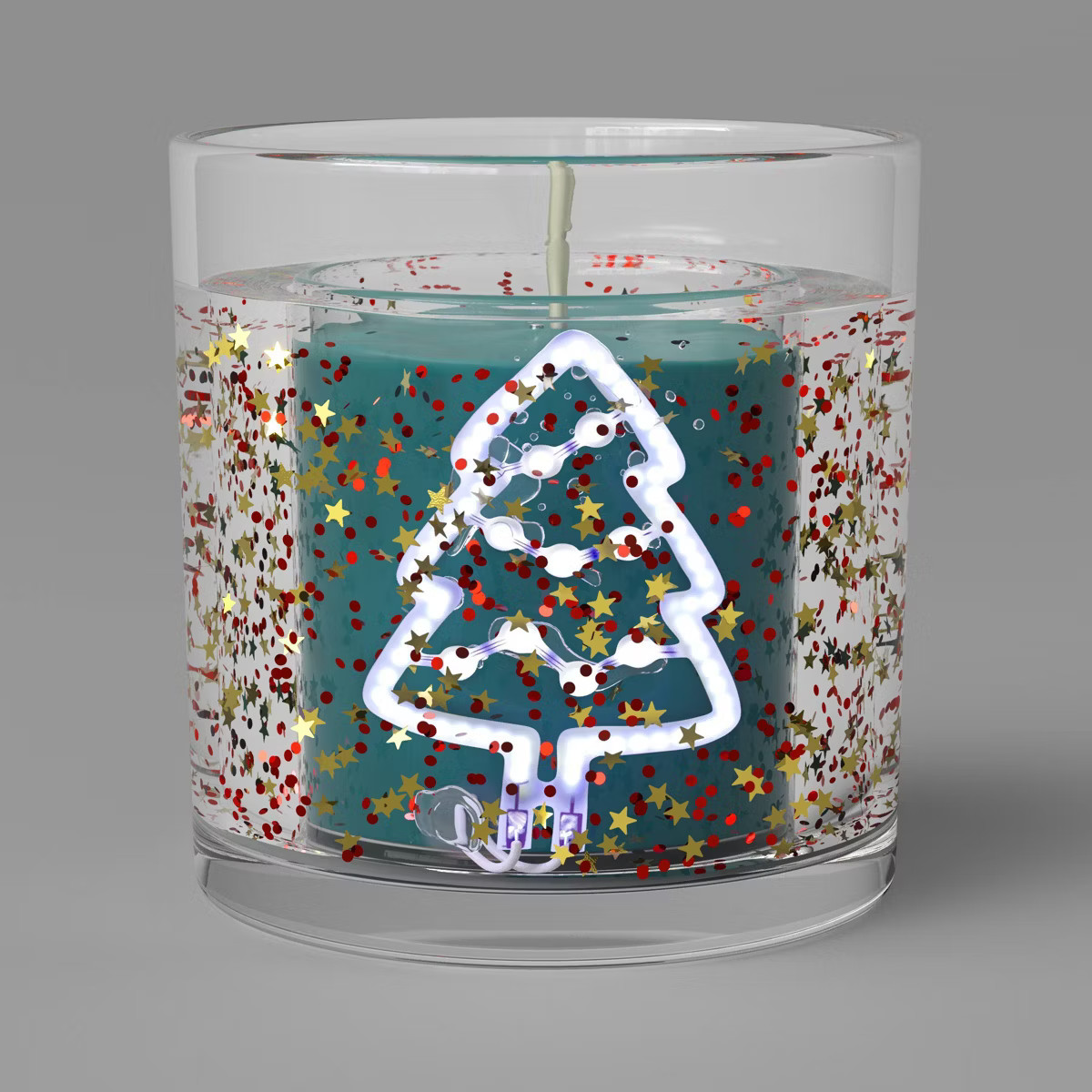 Gel LED Christmas Tree Candle Winter Carnival - Wondershop™ | Target