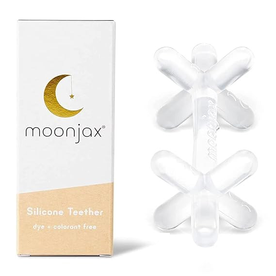Moonjax Silicone Baby Teething Toys - Baby teether for Infants, Toddlers, Newborns, CPSIA Certifi... | Amazon (US)