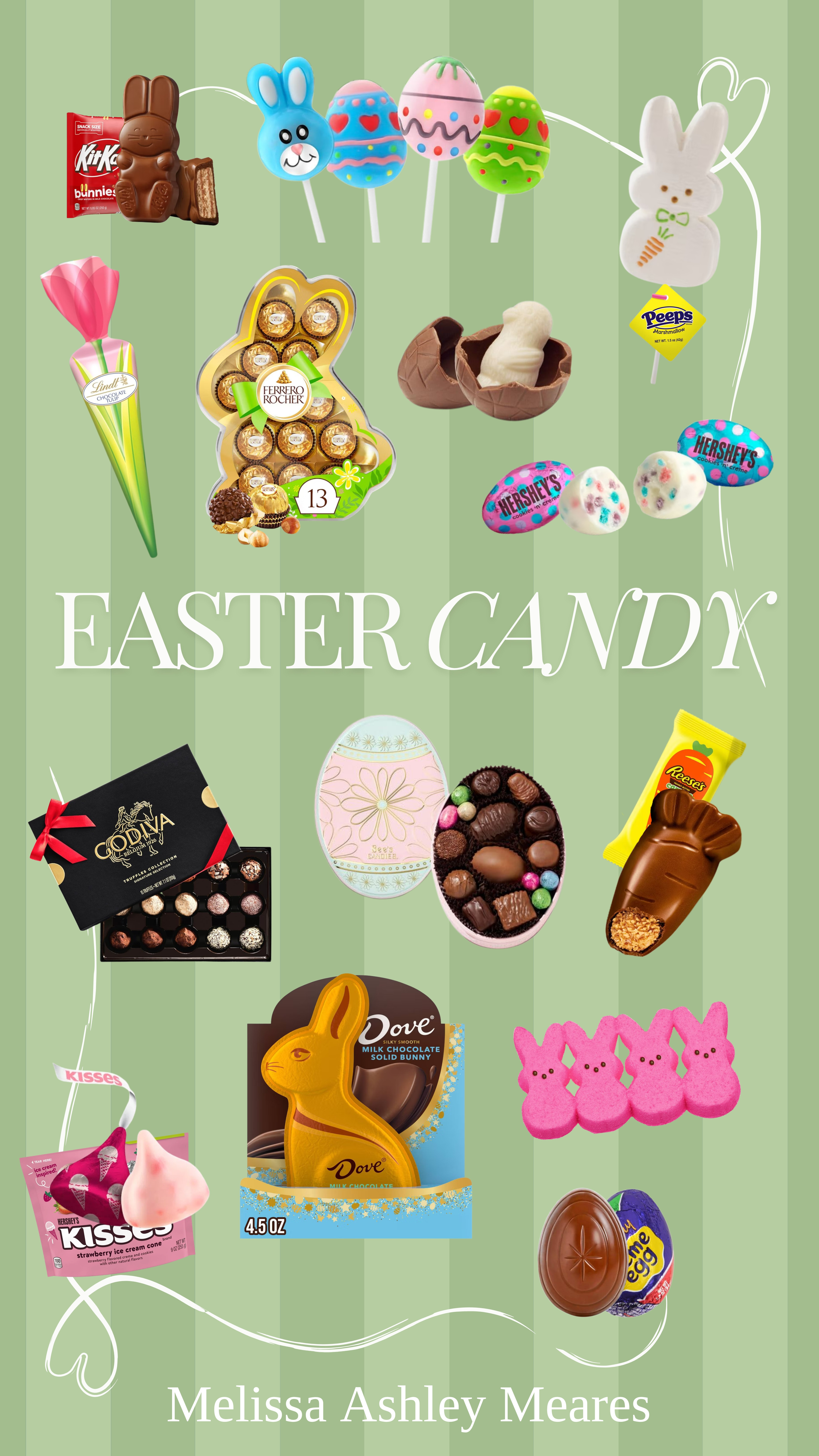 Easter candy 🍬🐰

All the sweet treats for filling baskets or just enjoying this time of year — the classics plus some fun finds.

chocolate candy, lindt chocolate, lollipops, suckers, peeps, godiva chocolate, dove chocolate, chocolate bunny, easter kisses, cadbury chocolate, cadbury eggs, ferrero rocher, kitkat, kit kat, see's candy, see's easter candy, see's candies, reeses carrots, reeses easter candy, Hershey’s easter eggs 

 #EasterCandy #EasterBasket #SweetTreats #LTKFinds #LTKmomlife #LTKSeasonal #LTKKids
