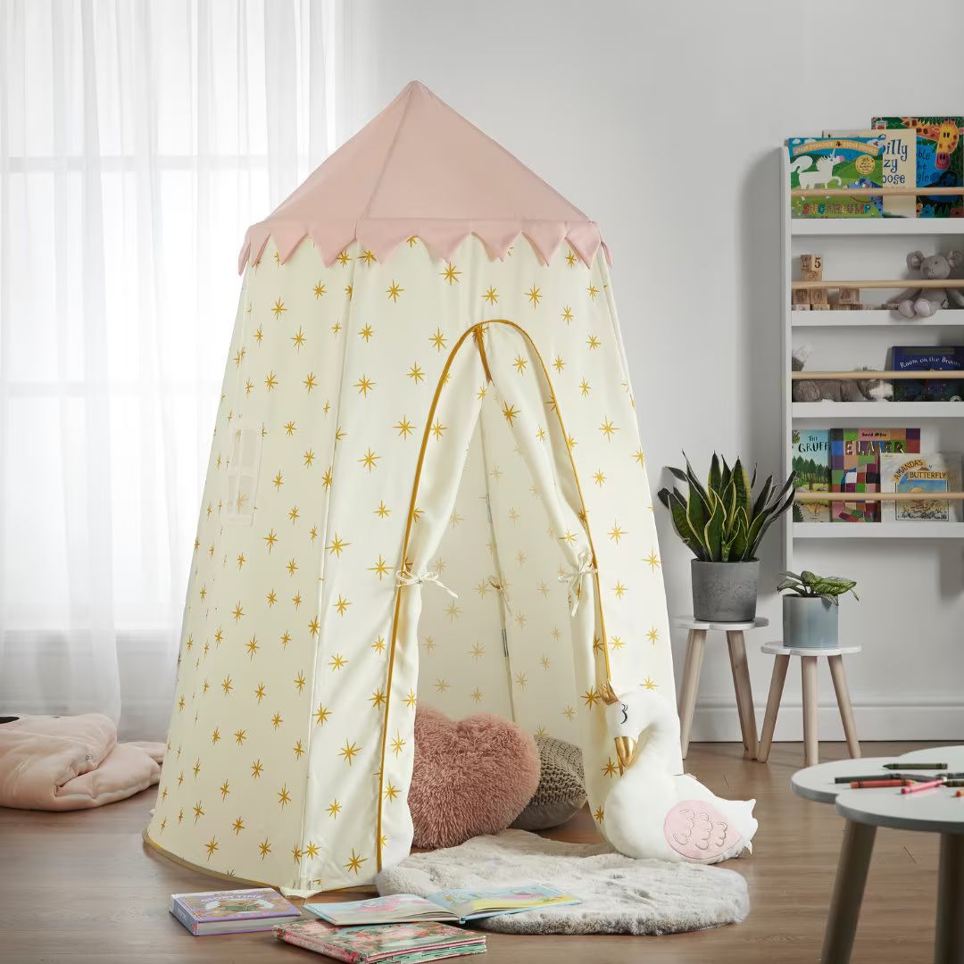 Haus Projekt Pop Up Tent, Starburst Pink Princess Castle Play Tent Kid, Play Tents for Children, ... | Etsy (US)
