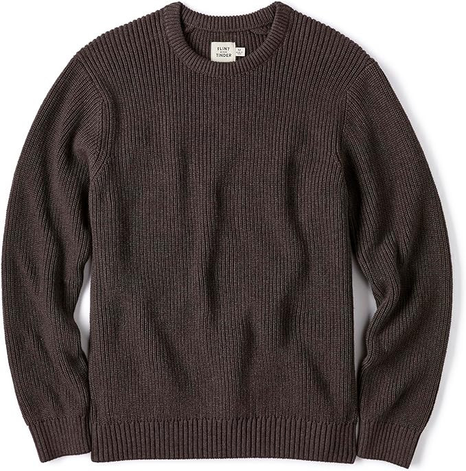 Huckberry Flint and Tinder Bolinas Cotton Crewneck Sweater, Mens Sweater | Amazon (US)