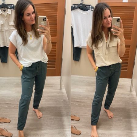 Like and comment “KOHLS JOGGERS” to have all links sent directly to your messages. These cargo joggers are so comfy can dress down or up for Work. On sale and available in 4 colors. I went down to a xs ✨ 
.
#jcpenney #teacheroutfit #teachers #workoutfit #workstyle #workpants #loungeset #loungewear #joggers 

#LTKworkwear #LTKstyletip #LTKsalealert

#LTKFindsUnder50 #LTKSaleAlert #LTKWorkwear