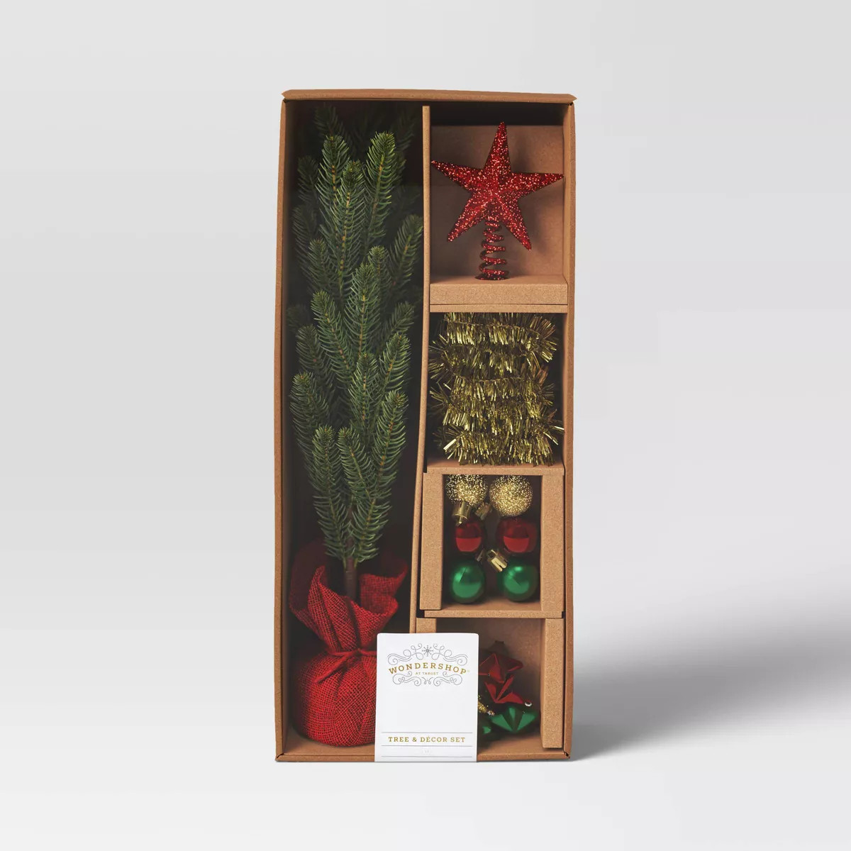 15pc Mini Artificial Christmas Tree and Trimming Kit - Wondershop™ | Target