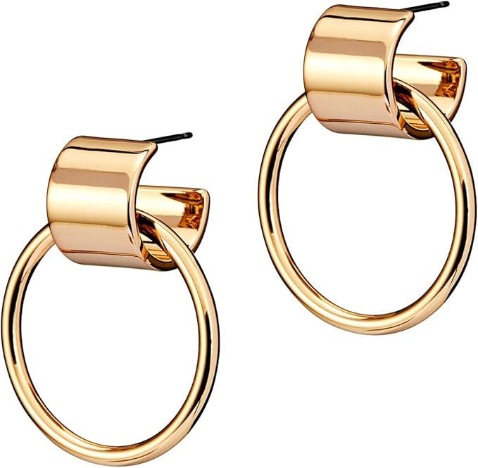 JENNY BIRD Faye Knocker Hoop Earrings | Amazon (US)