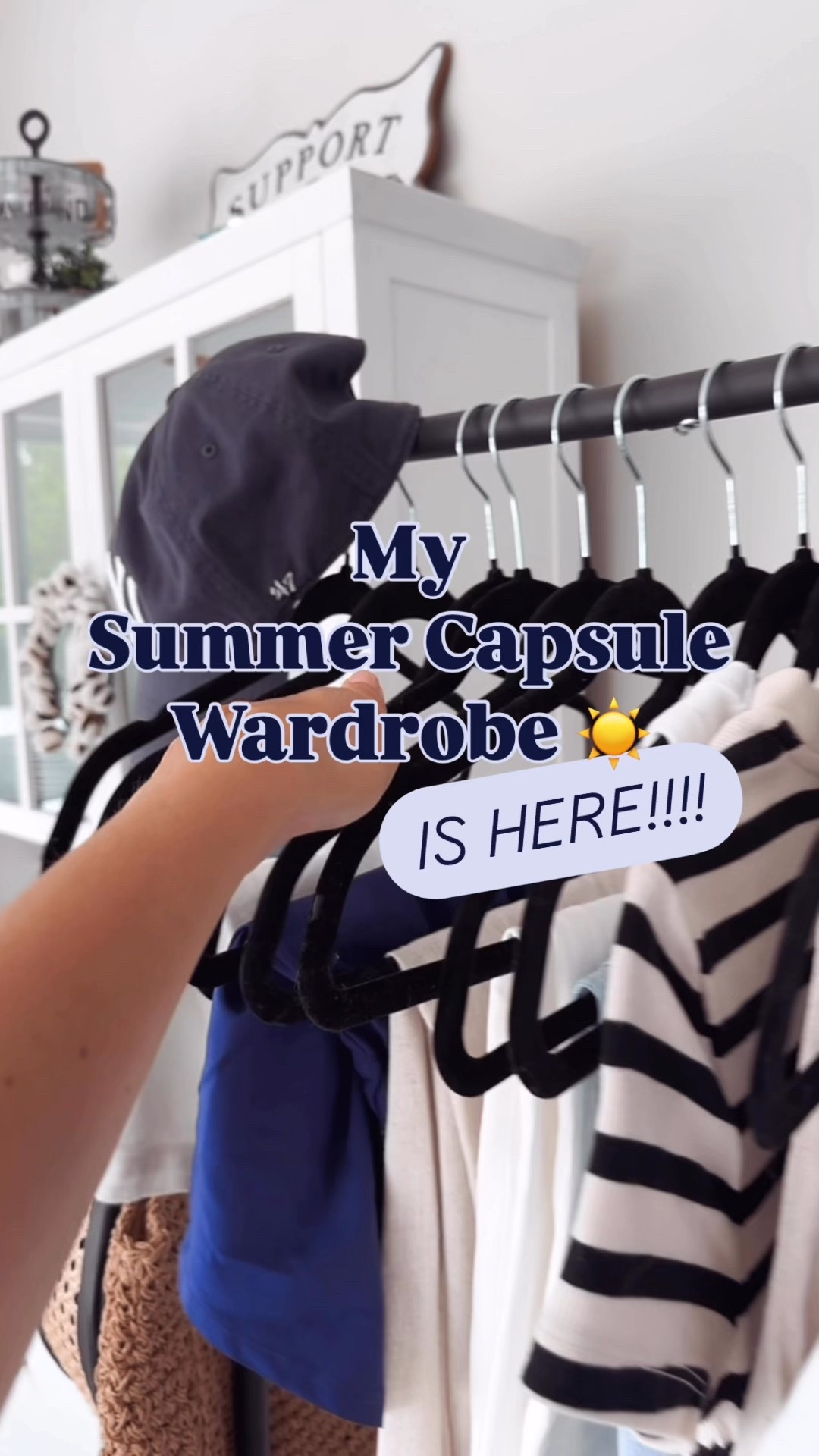 Summer capsule wardrobe is in full swing! So many great neutrals with a pop of navy! Reason to start a capsule wardrobe: 
1. Lighter closet, filled with items you love 
2. Essential pieces that can be styled multiple ways
3. Ease of what to wear in the mornings 
4. Makes packing easy 
5. Keeps costs for clothing effective 
6. Reduces anxiety, no clutter, less decision making 
7. Opportunity to create personal style

#LTKFindsUnder100 #LTKFindsUnder50 #LTKStyleTip