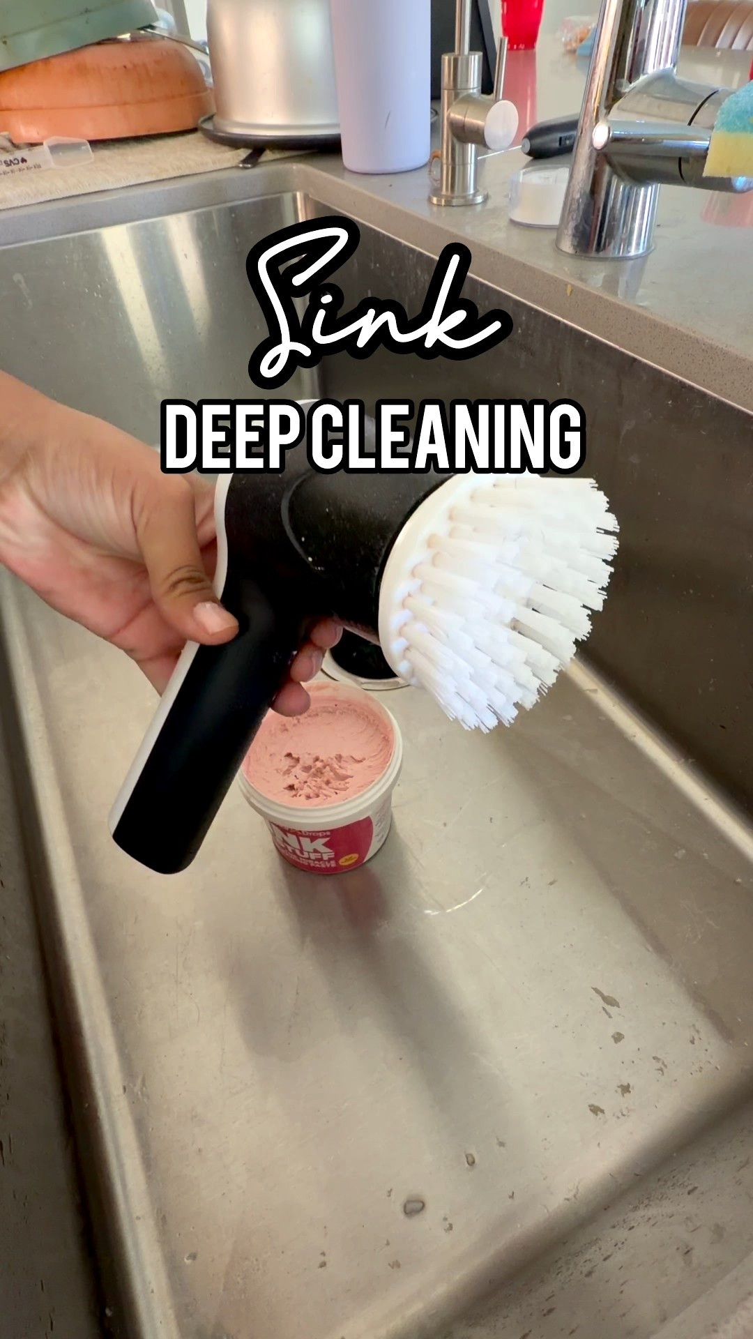 Deep clean and polish day for my kitchen sink, these three products do the trick . But also how amazing is this nifty brush 



#LTKFamily #LTKHome