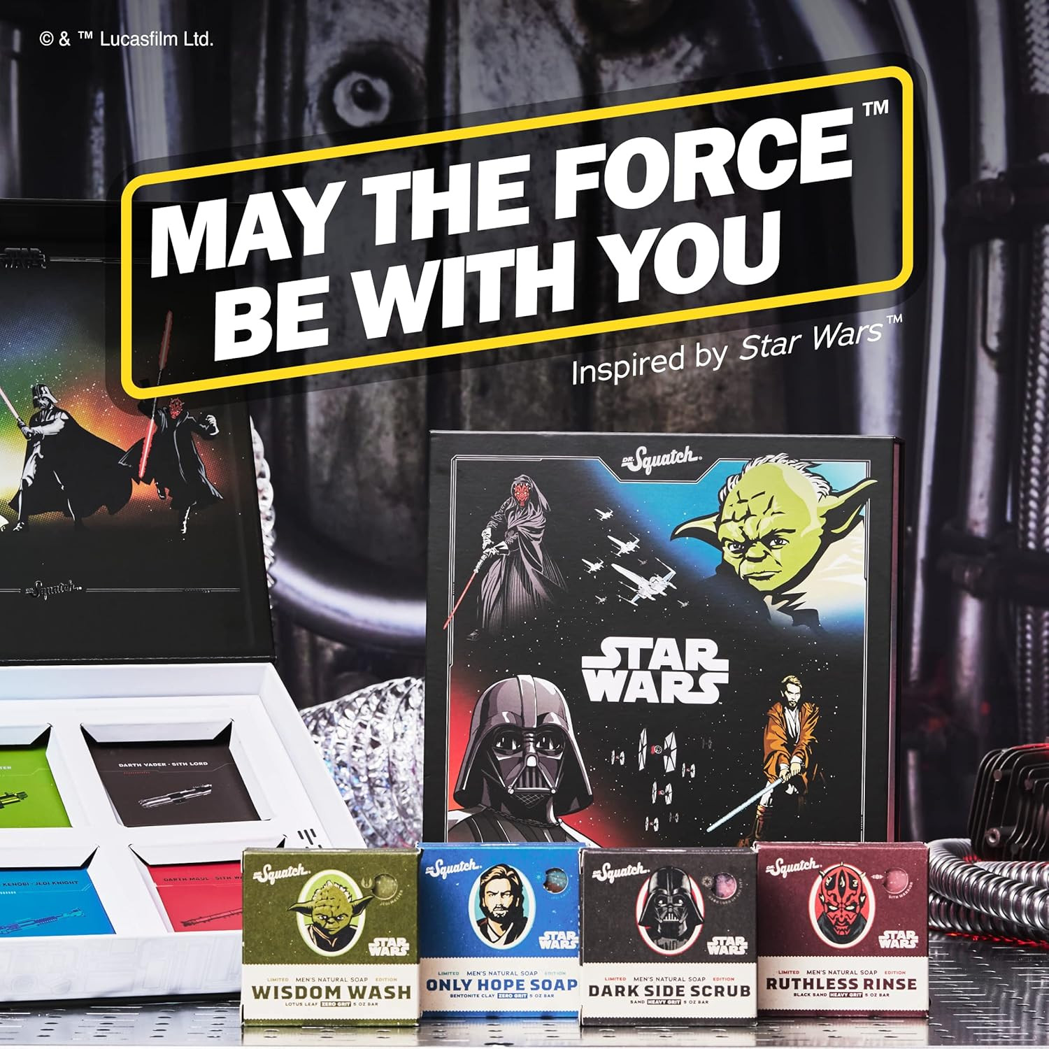 Dr. Squatch The Soap Star Wars Soap Collection Episode 1 with Collector’s Box - Men’s Natural... | Amazon (US)