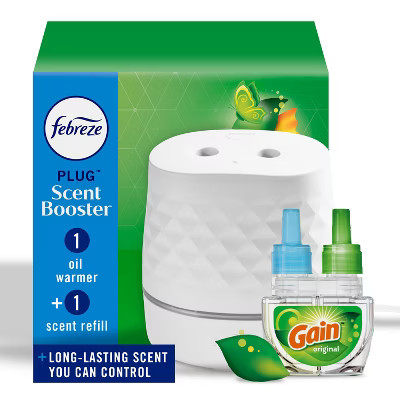 Febreze Plug Scent Booster Gain Starter Kit - .87 fl oz/2ct | Target