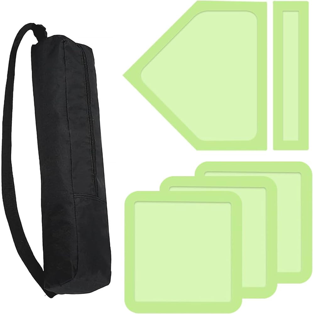 Baseball Home Plate Baseball Bases 5 Piece Kickball Set Great for Adults and Kids for Baseball Ki... | Amazon (US)