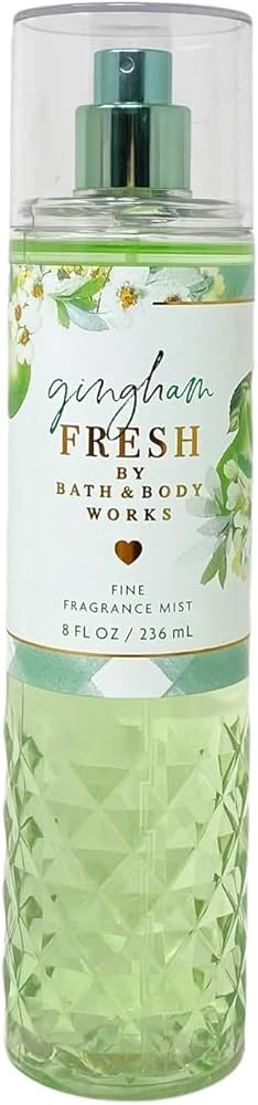 Bath & Body Works Fine Fragrance Body Spray Mist 8 fl oz / 236 mL (Gingham Fresh) | Amazon (US)