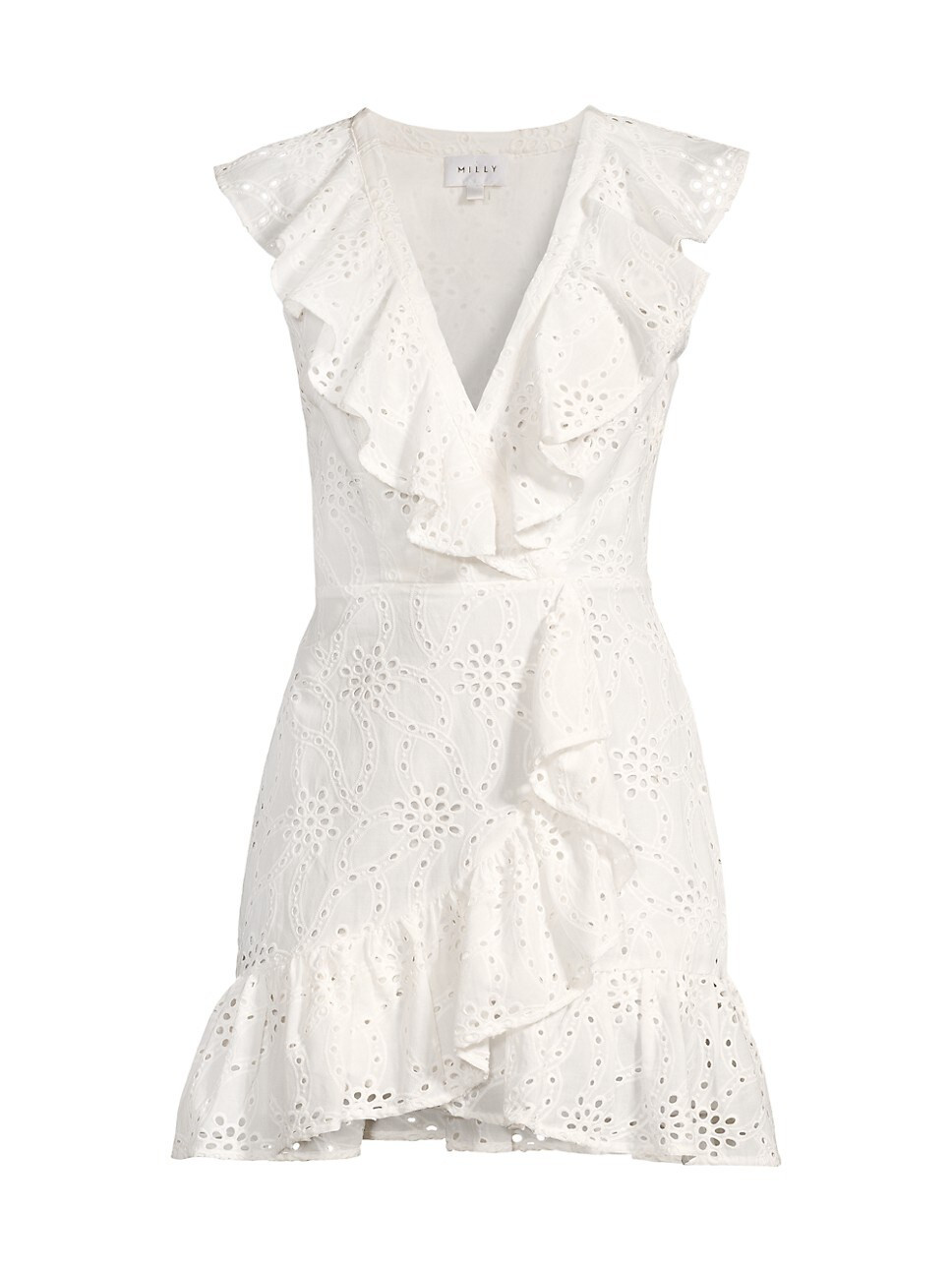 Novi Eyelet Wrap Dress | Saks Fifth Avenue