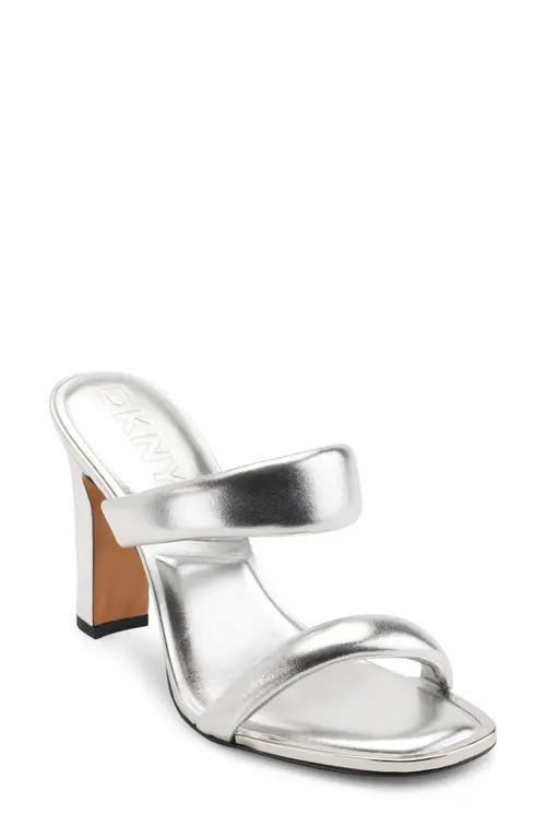 DKNY Metallic Sandal in Silver at Nordstrom, Size 9.5 | Nordstrom