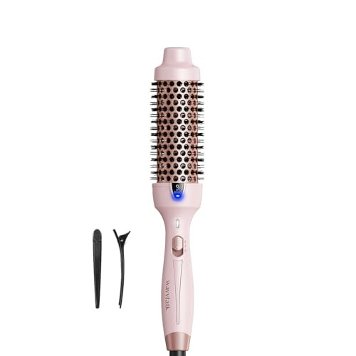 Wavytalk Thermal Brush, Blowout Express 1.5 Inch Negative Ion Thermal Round Brush Creates Blowout Look Makes Hair Shinier & Smoother, Dual Voltage, Easy to Use (Pink) | Amazon (US)