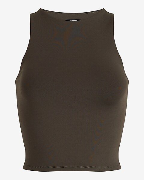 Body Contour High Compression High Neck Cropped Tank | Express