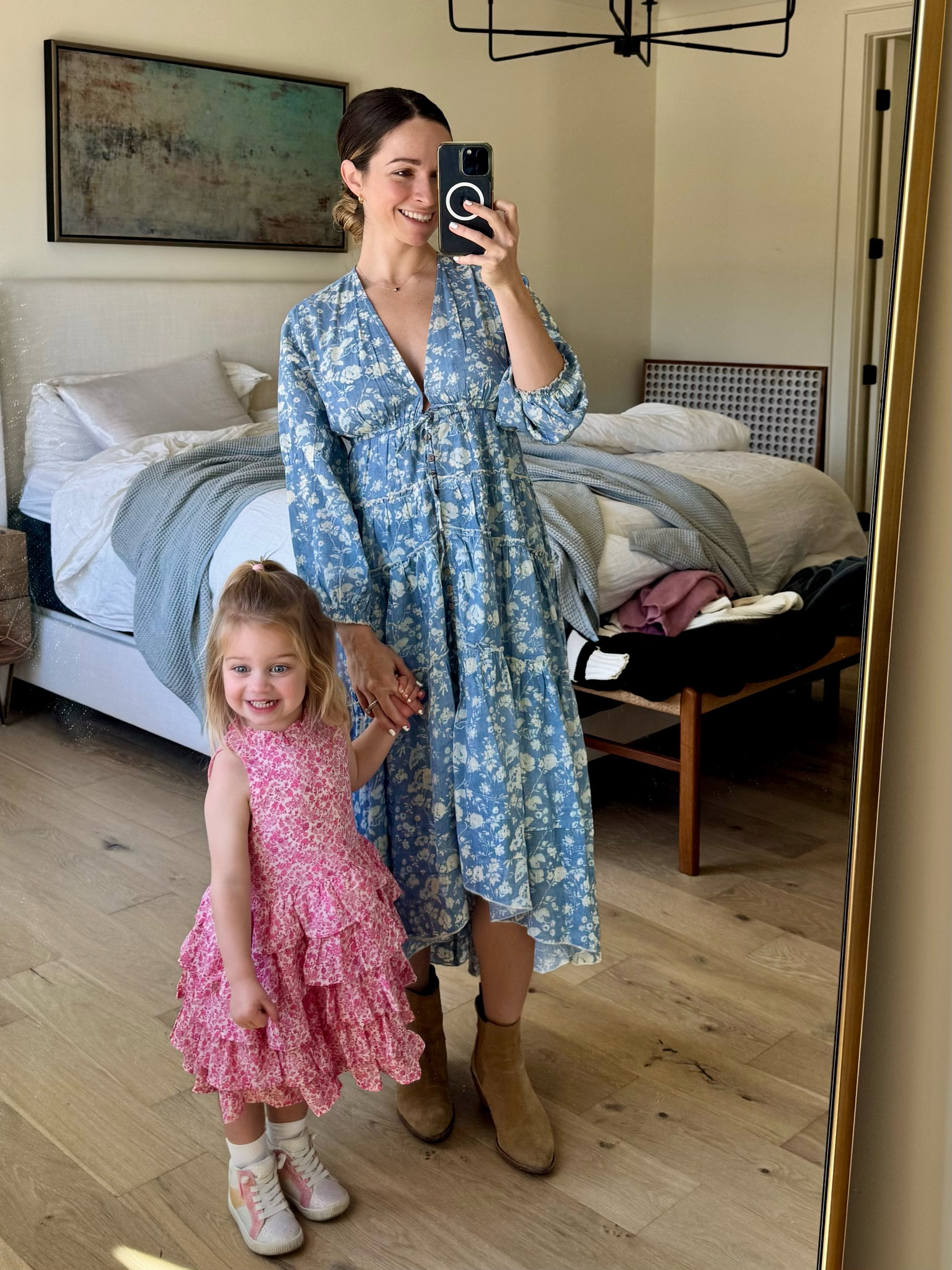 Twirl dresses for church today! I’m wearing a small in this Free People dress. 

#LTKBeauty #LTKFamily #LTKKids