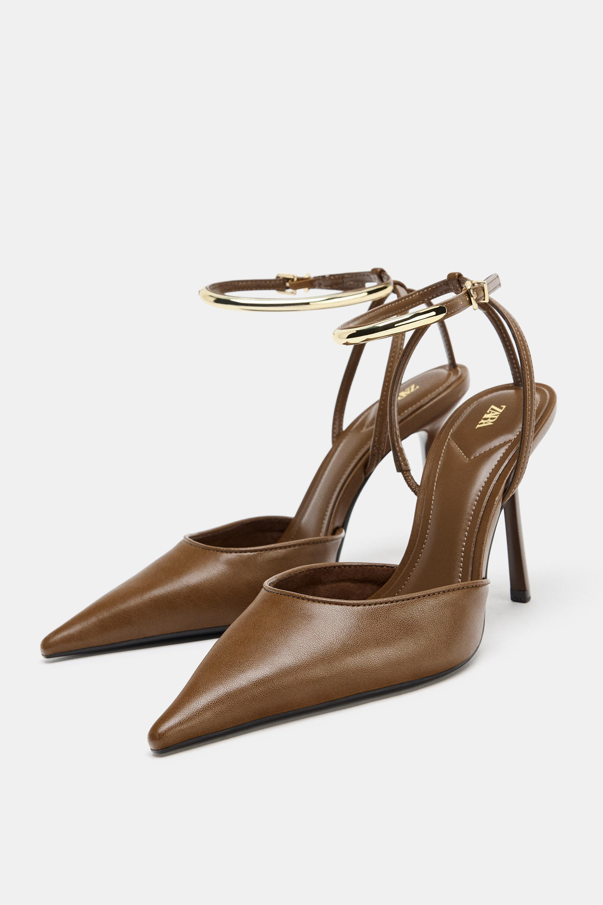 SCARPE CON TACCO DETTAGLIO METALLICO | Zara IT