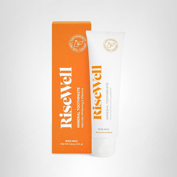 RiseWell Mineral Toothpaste - All Natural Toothpaste with Hydroxyapatite - Made in the USA, Natur... | Amazon (US)
