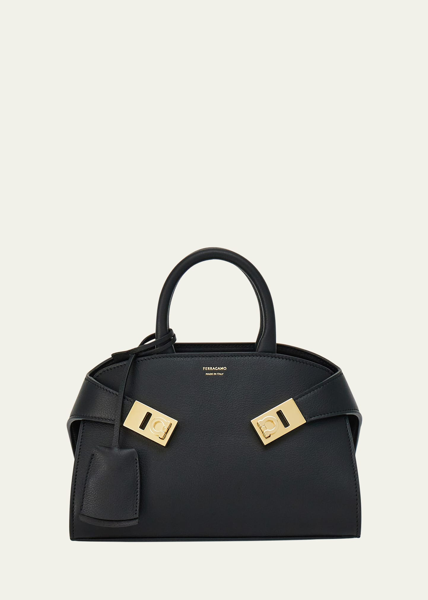 Ferragamo Mini Hug Leather Top-Handle Bag | Bergdorf Goodman