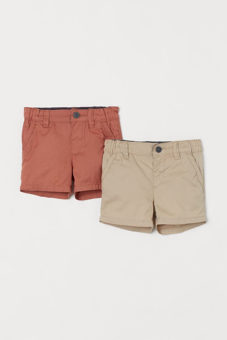 2-pack Chino Shorts | H&M (US + CA)