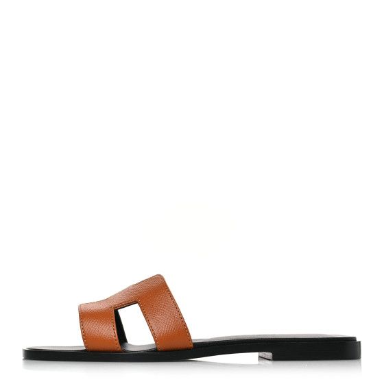 Epsom Oran Sandals 36.5 Naturel | FASHIONPHILE (US)
