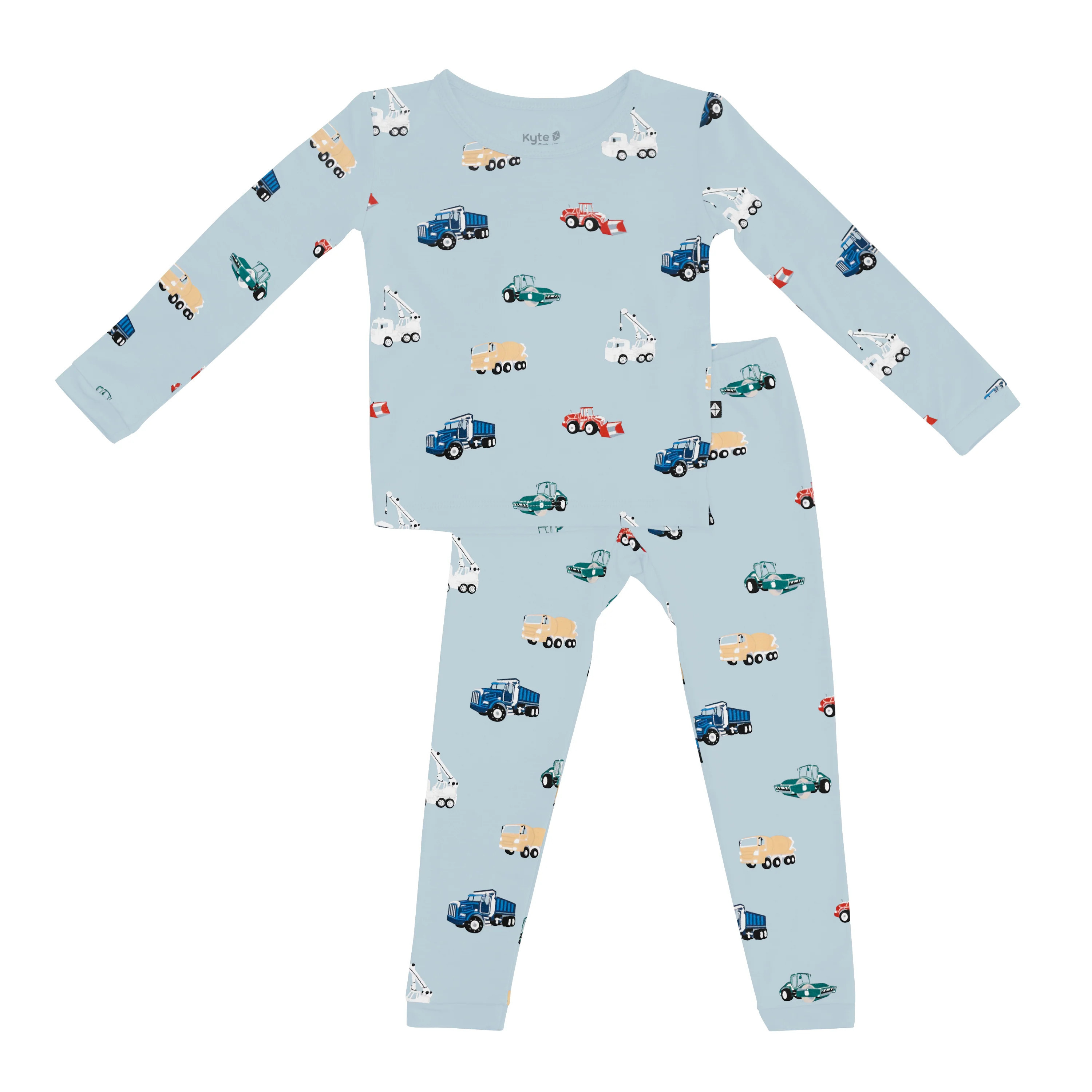 Long Sleeve Pajamas in Construction | Kyte BABY