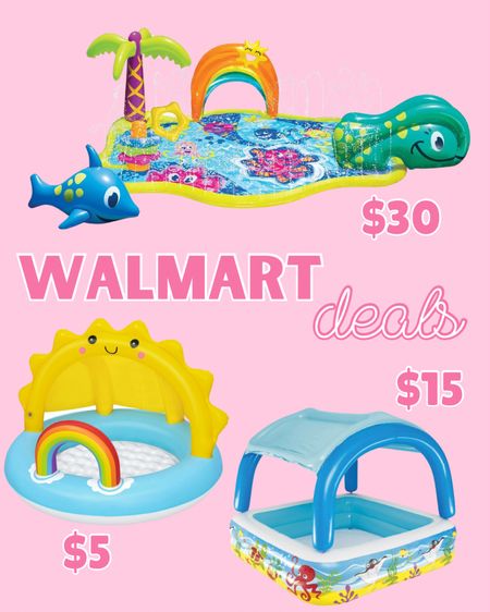 Baby pools on sale at Walmart! 

#LTKBaby #LTKSwim #LTKSaleAlert
