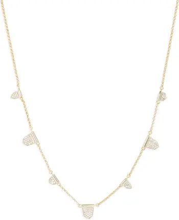 Adeline Geometric Station Necklace | Nordstrom