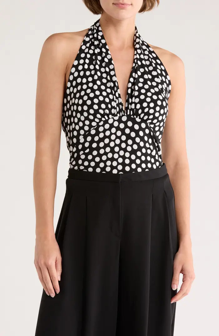 Renee C Polka Dot Halter Top | Nordstromrack | Nordstrom Rack
