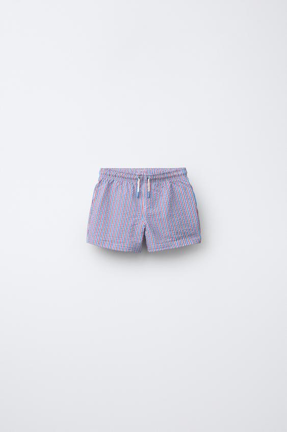 1-6 YEARS / STRIPED SWIM SHORTS | Zara US
