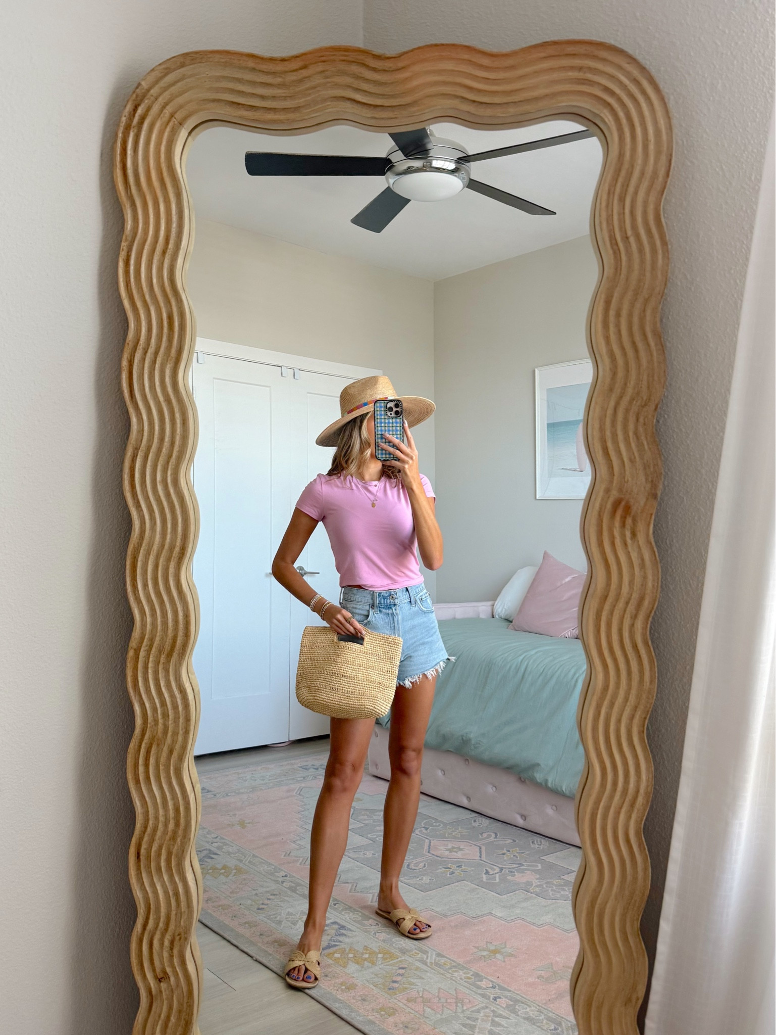 spring outfit ideas from Abercrombie 💕💐 code AFMCKENZIE for an extra 15% off. wearing a 24 in jean shorts 

#LTKSaleAlert #LTKootd #LTKgrwm