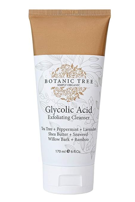 Glycolic Acid Face Wash Exfoliating Cleanser 6Oz w/10% Glycolic Acid- AHA For Wrinkles and Lines ... | Amazon (US)