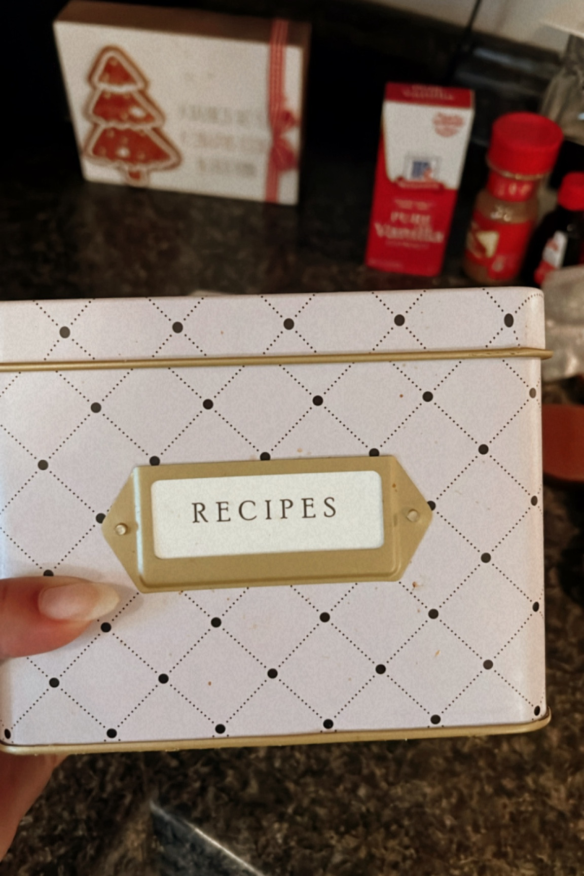 Traditions come out this time of year. I have been loving having a recipe card holder to have for years to come filled with recipes from family and friends for generations to come.🥰

This would be a great gift idea for the cook in your life✨

#LTKParties #LTKFamily #LTKGiftGuide